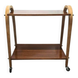 Vintage rolling serving cart