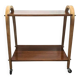 Vintage rolling serving cart