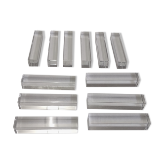 Box 12 baccarat crystal knife holders from the 50s/60s