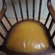 Antique Oak Revolving Office Desk Chair