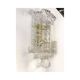 Transparent Lingue Murano Glass Wall Lamp by Simoeng