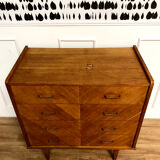 Vintage chest of drawers bobbin feet