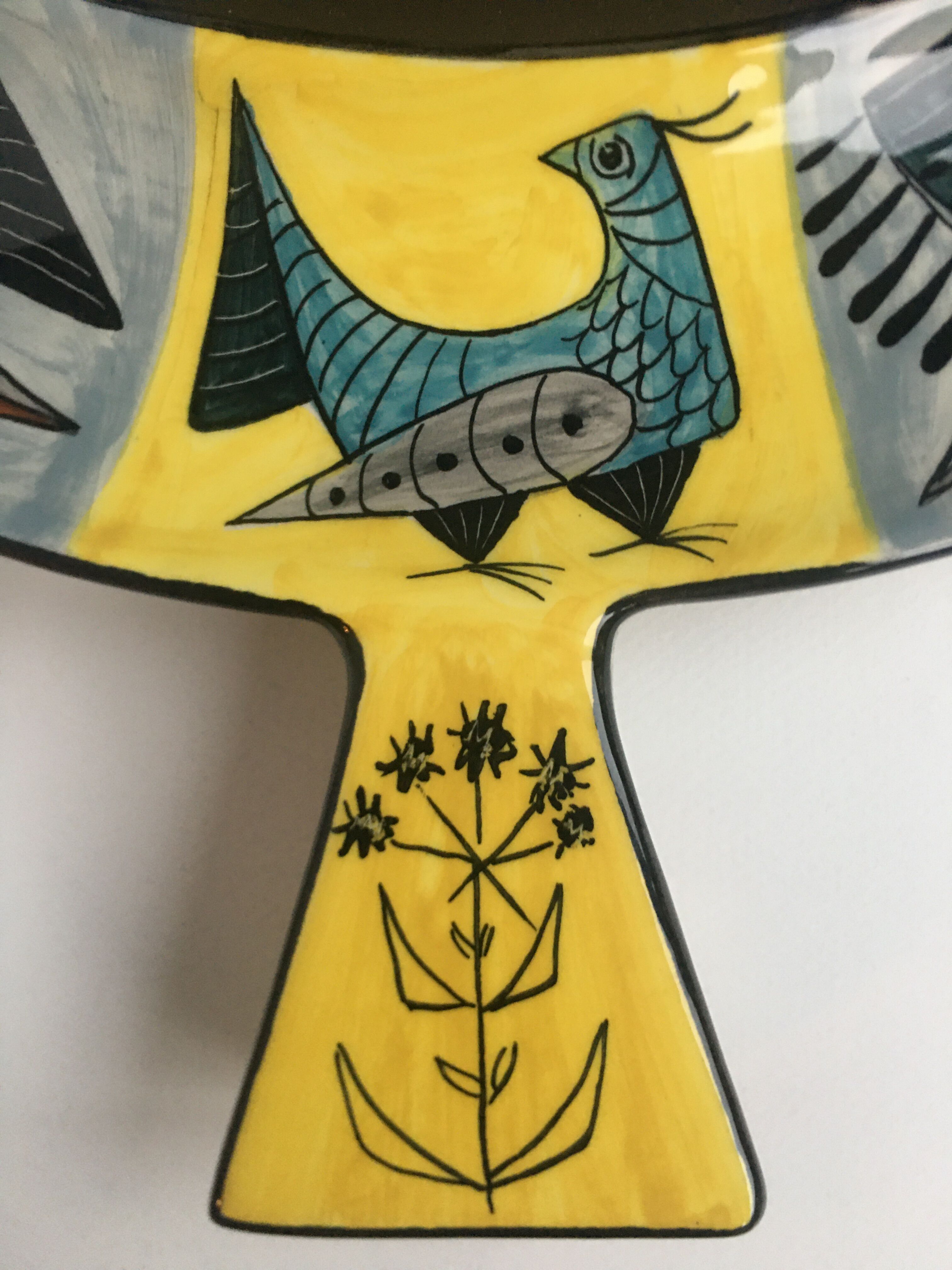 Jean de Lespinasse ceramic mirror