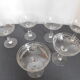 6 coupes à champagne Saint Louis  modèle Sapho cristal gravé