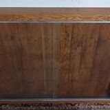 Oak wall-mounted key hotel display case