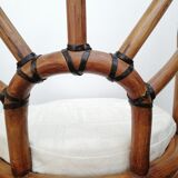 Bamboo throne chair