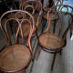 Set of 6 vintage Hoffmann chairs.