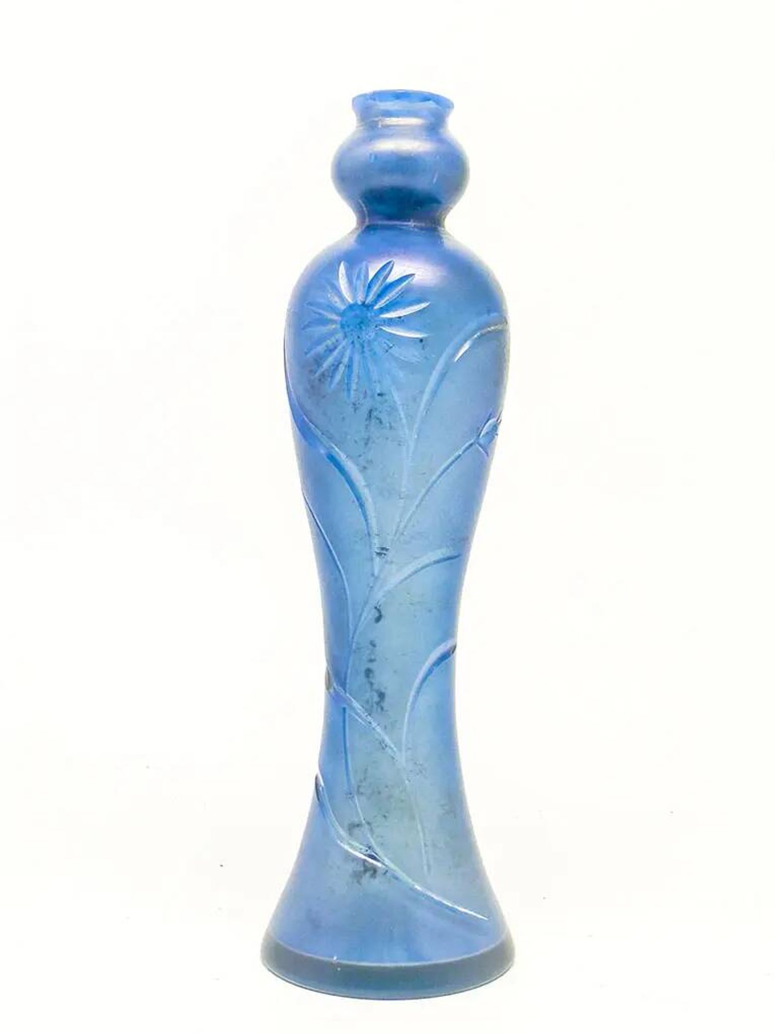 Art Nouveau vase, iridescent glass, Czechoslovakia, 1930s