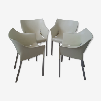 Set de 4 fauteuils Dr NO design Philippe Starck pour Kartell