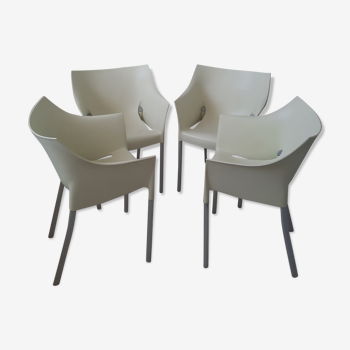 Set of 4 armchairs Dr NO design Philippe Starck for Jkartell