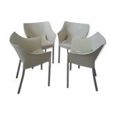 Set of 4 armchairs Dr NO design Philippe Starck for Jkartell