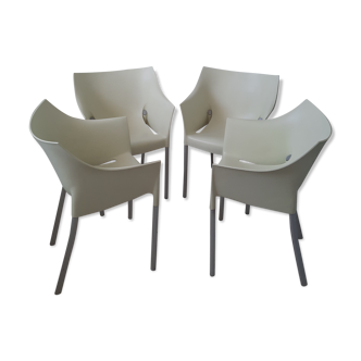 Set of 4 armchairs Dr NO design Philippe Starck for Jkartell