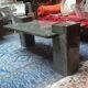 Table basse en granit minimaliste vers 1970