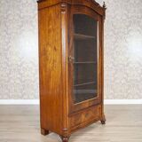 Mahogany Wood & Veneer Display Cabinet or Bookcase, 1890