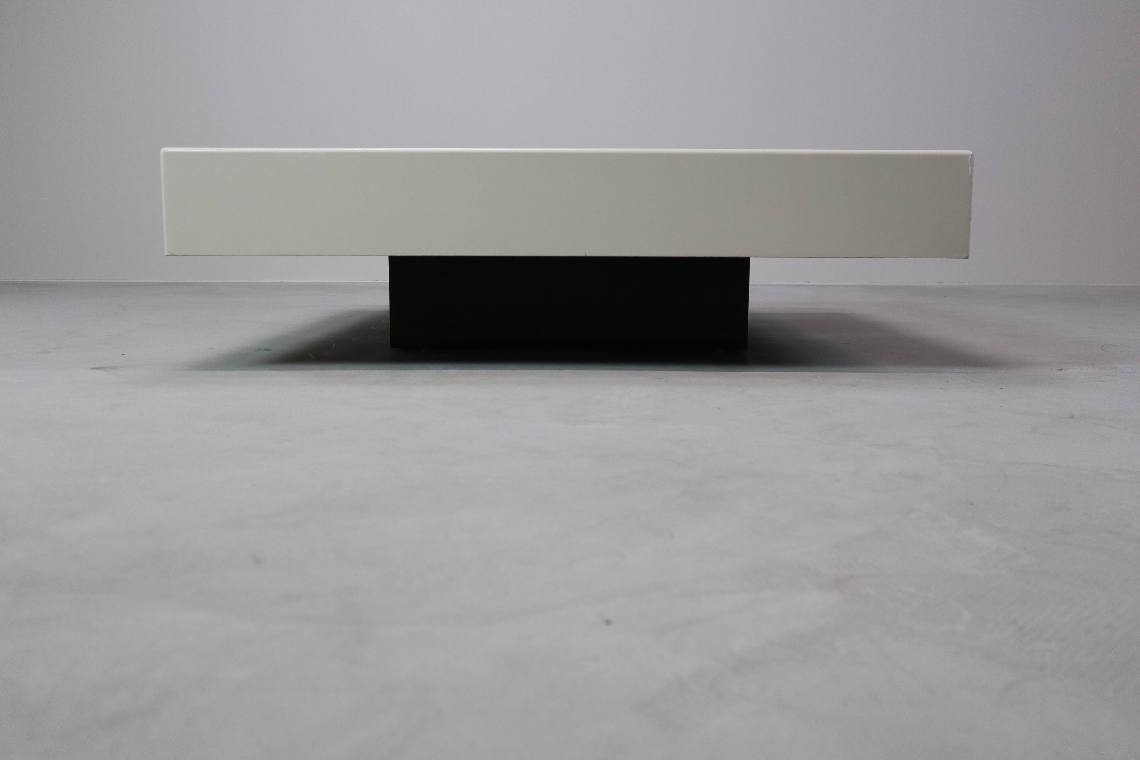 Sleek vintage minimalist coffee table