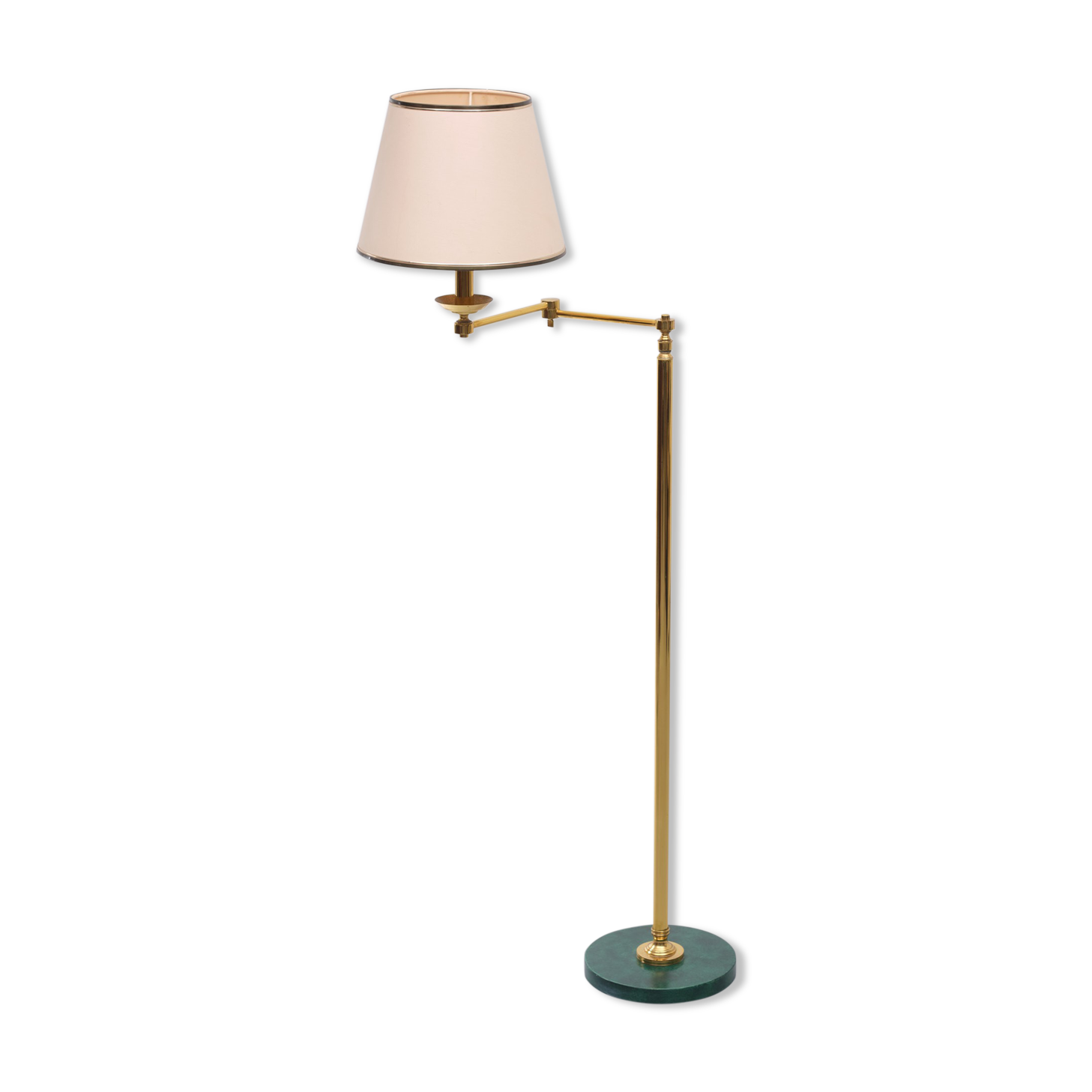 Brass Floor Lamp Deknudt Belgium 1970s