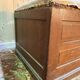 Oak shop bench in chest / trunk