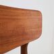 Set of 4 reupholstered Danish teak chairs, 1960s