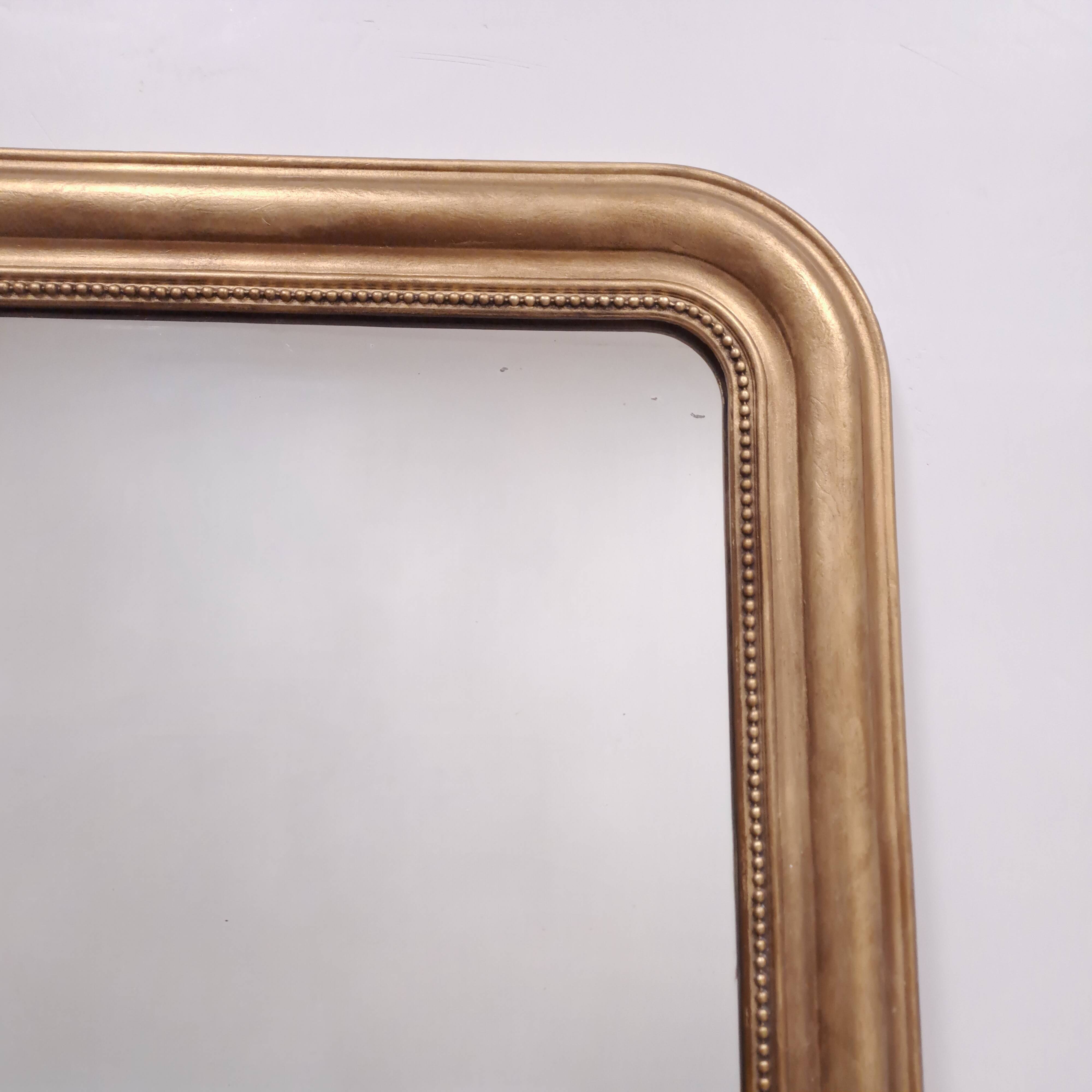 Antique Louis Philippe period gilded mirror