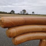 Set of 4 solid organic chairs