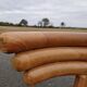 Set of 4 solid organic chairs