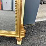 Antique Louis XVI style gilded mirror