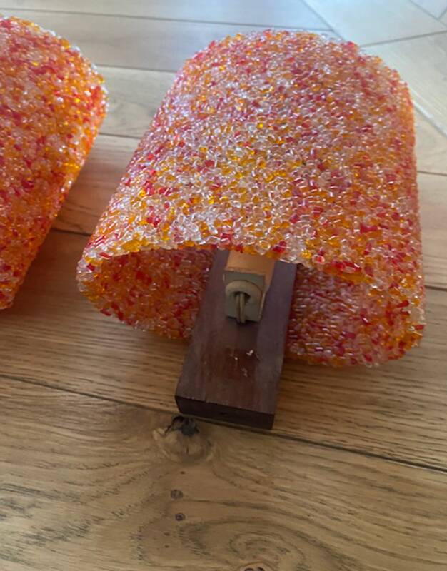 Pair of 50's wall lights