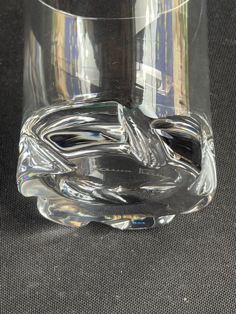 6 Daum wine glasses France Blanzey service