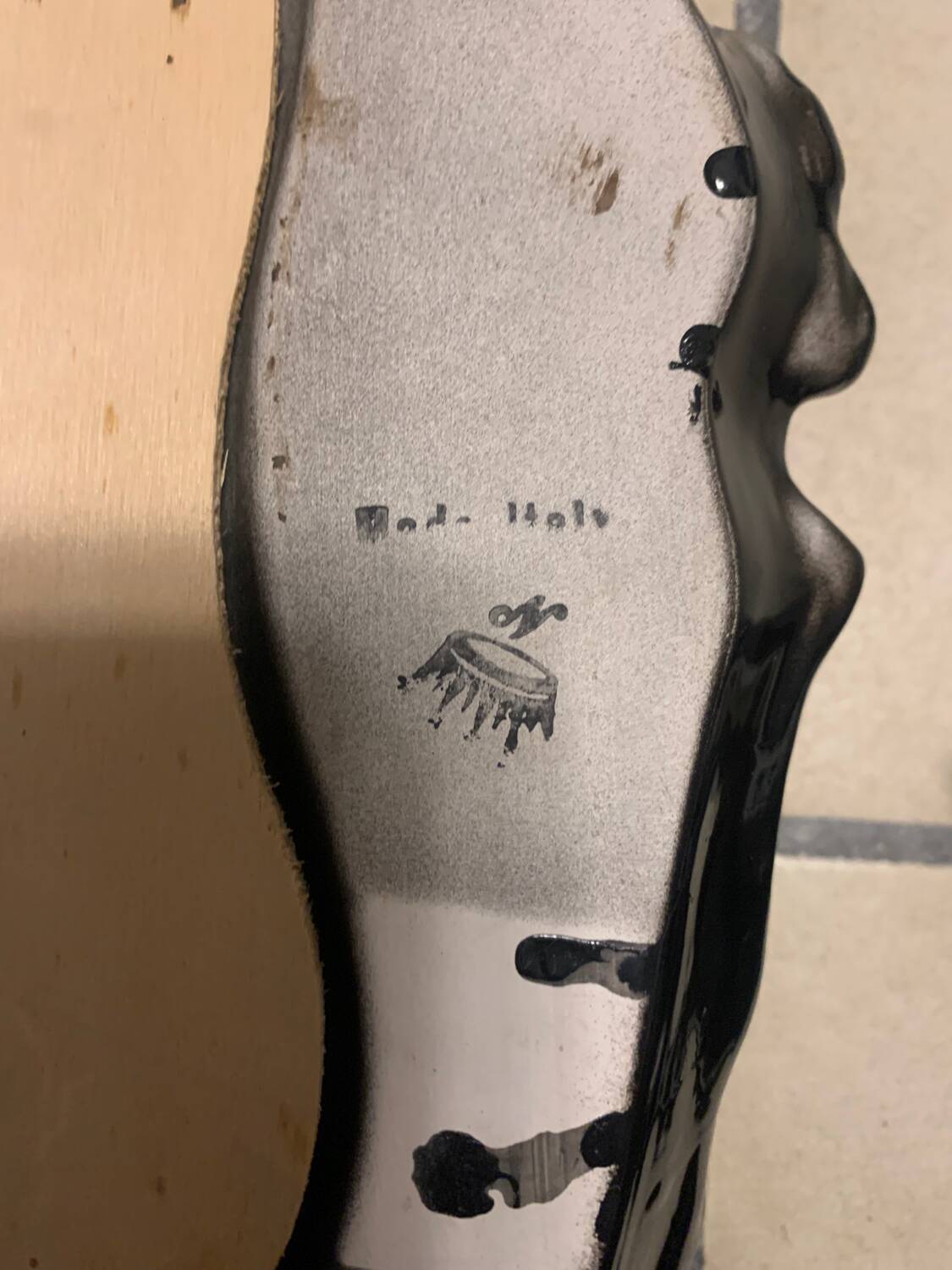 Renovated rococo style porcelain mirror