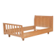 Guillerme et Chambron French Mid-Century Oak Single Bed