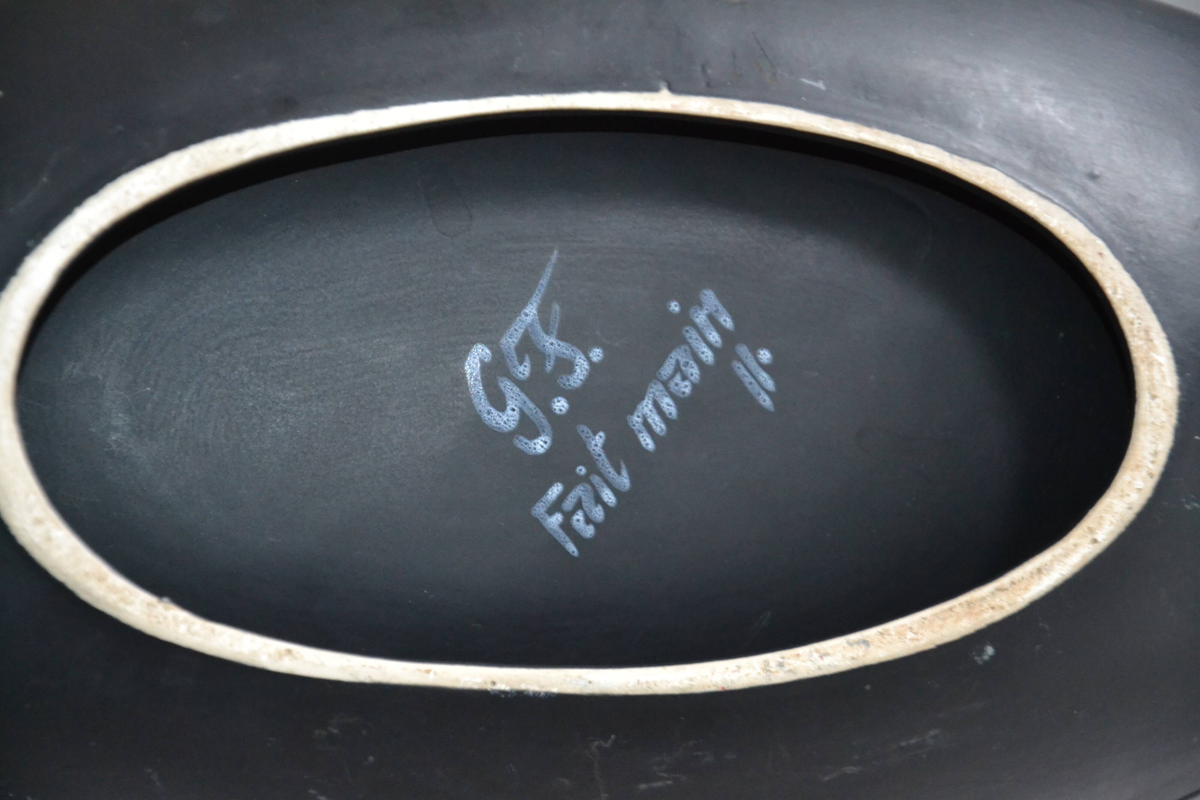 Ashtray/bowl Gabriel Fourmaintraux 1950