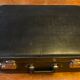 Black suitcase retro style