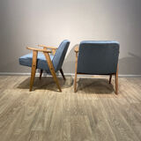 Paire de fauteuils 300 177, conçu par J. Chierowski, Dolnośląska Fabryka Mebli In świebodzice