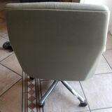 Fauteuil cuir Borsani Osvaldo, 1911/1985 italy