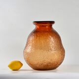 Cracked blown vase