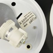 Plafonnier  blanc minimaliste des années 1980 Globo Lighting Allemagne