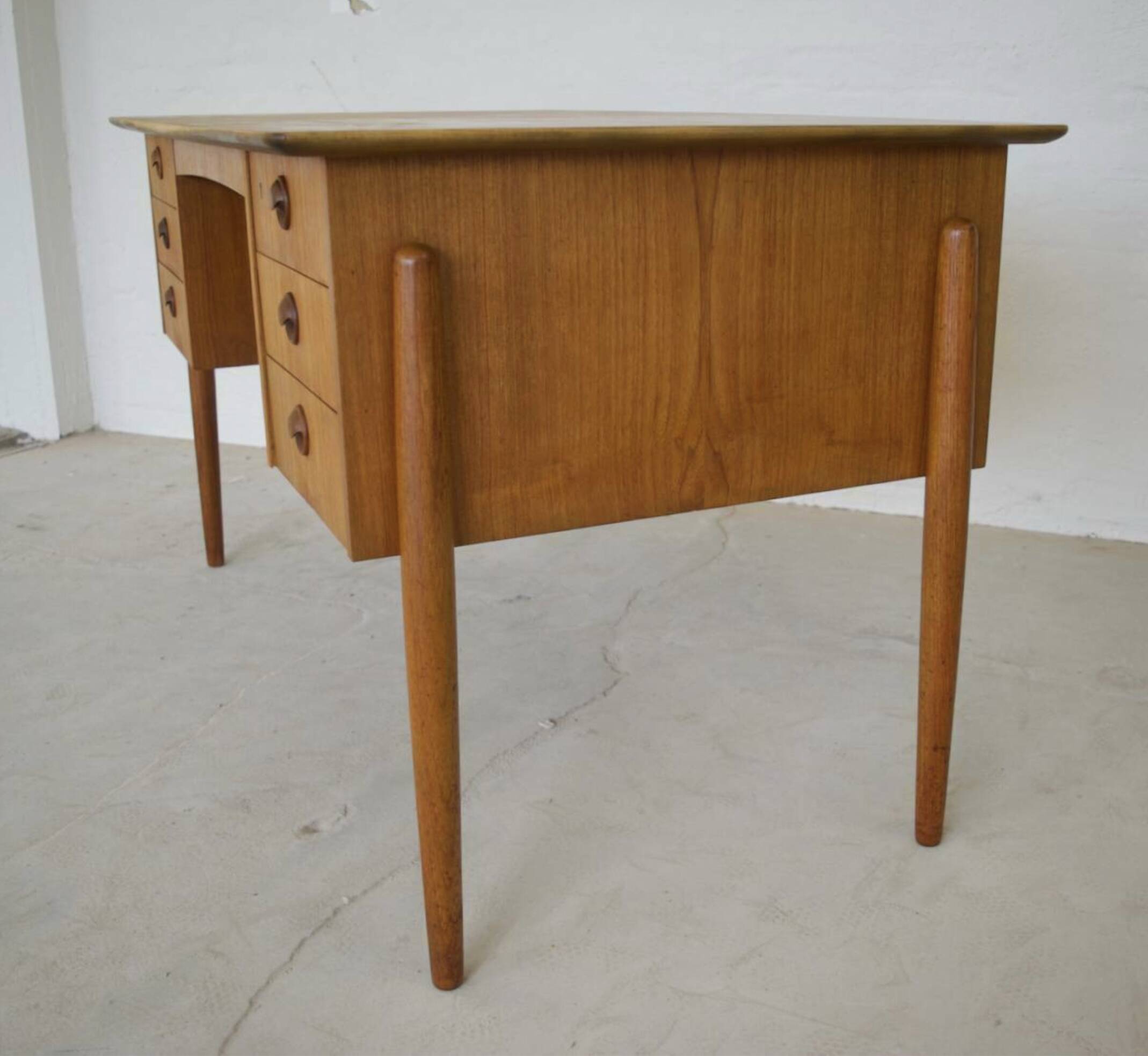 Vintage Danish Teak Executive Desk, 1964