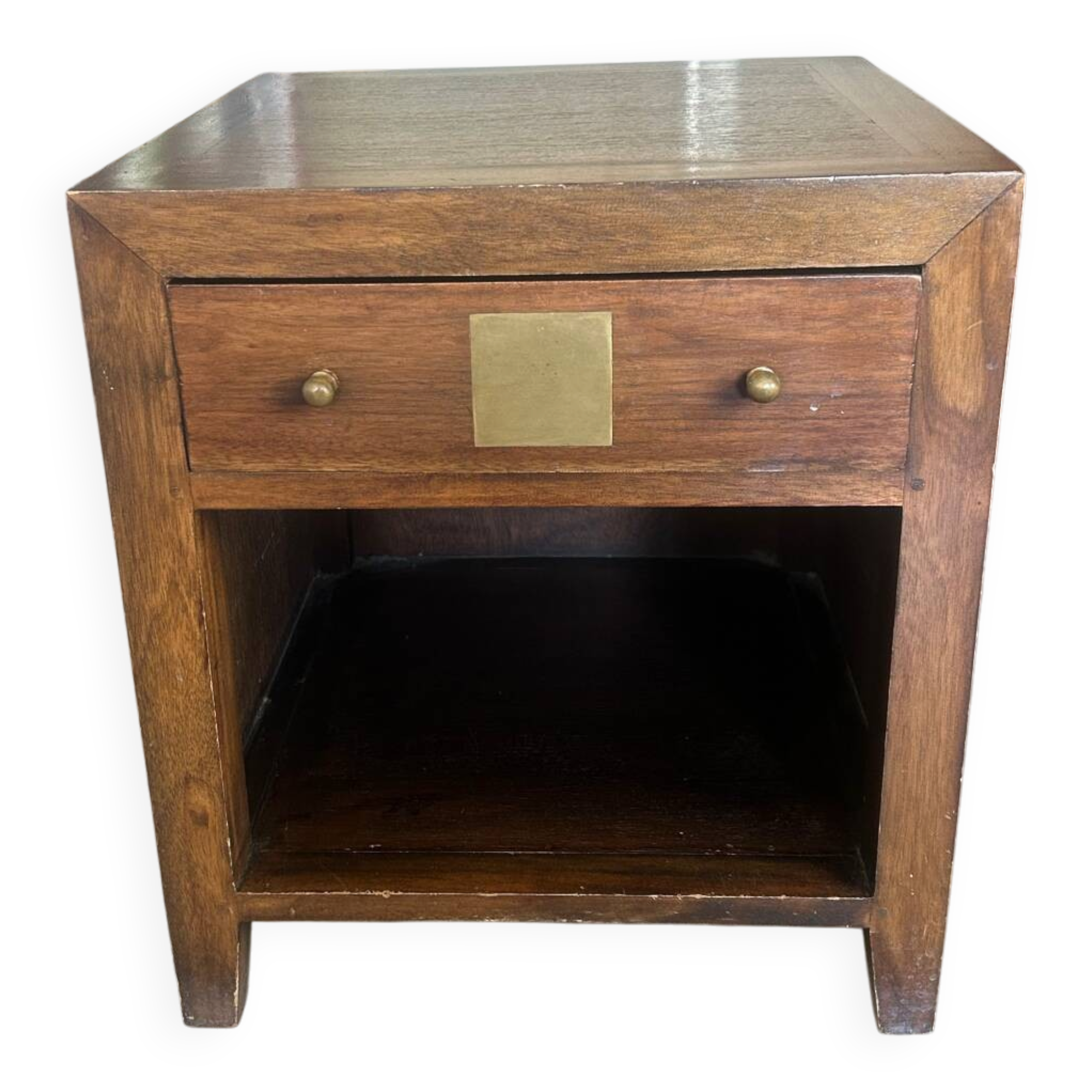 Teak bedside table