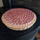 Plat tarte barbotine années 50