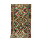 Anatolian handmade kilim rug 316 cm x 175 cm