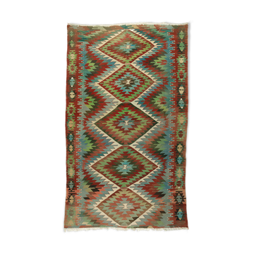 Anatolian handmade kilim rug 316 cm x 175 cm