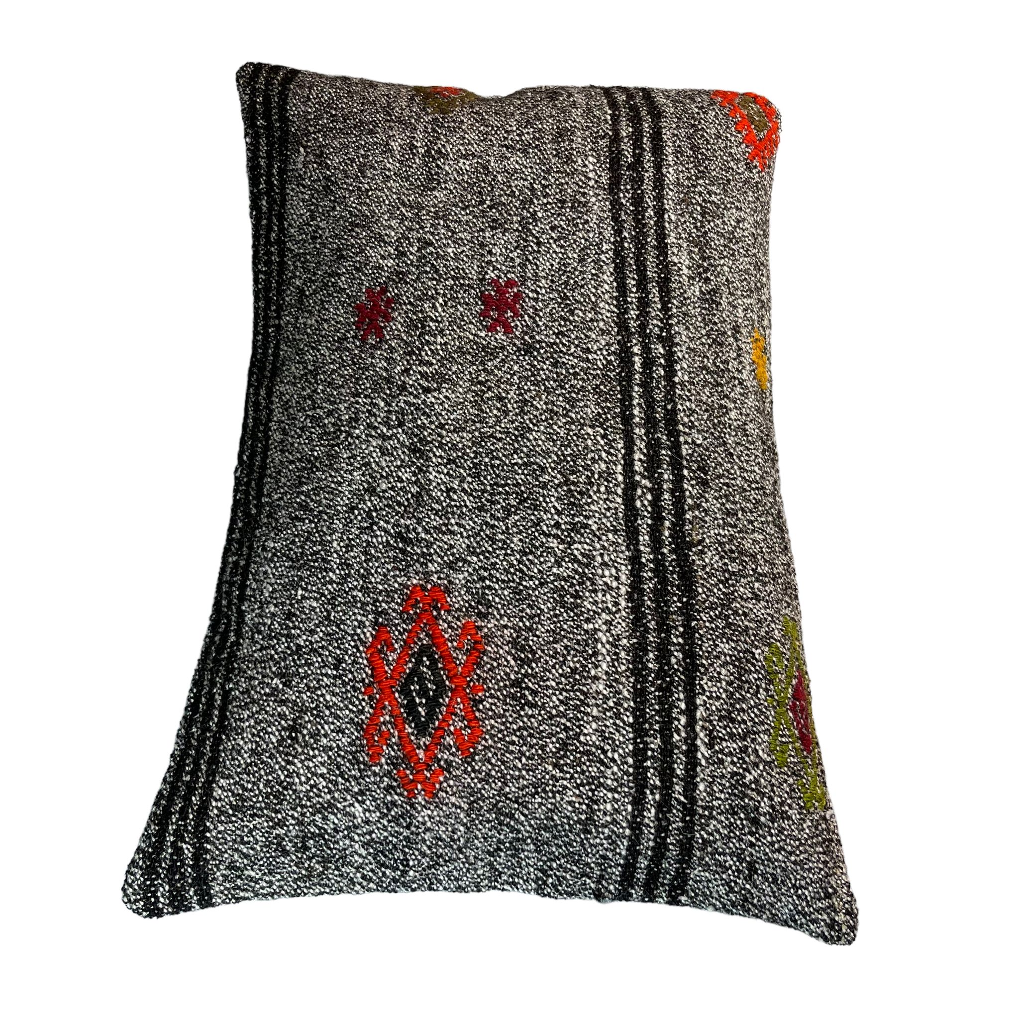Housse de coussin vintage turque faite à la main, 40 x 60 cm