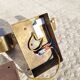 Antique brass wall lamp