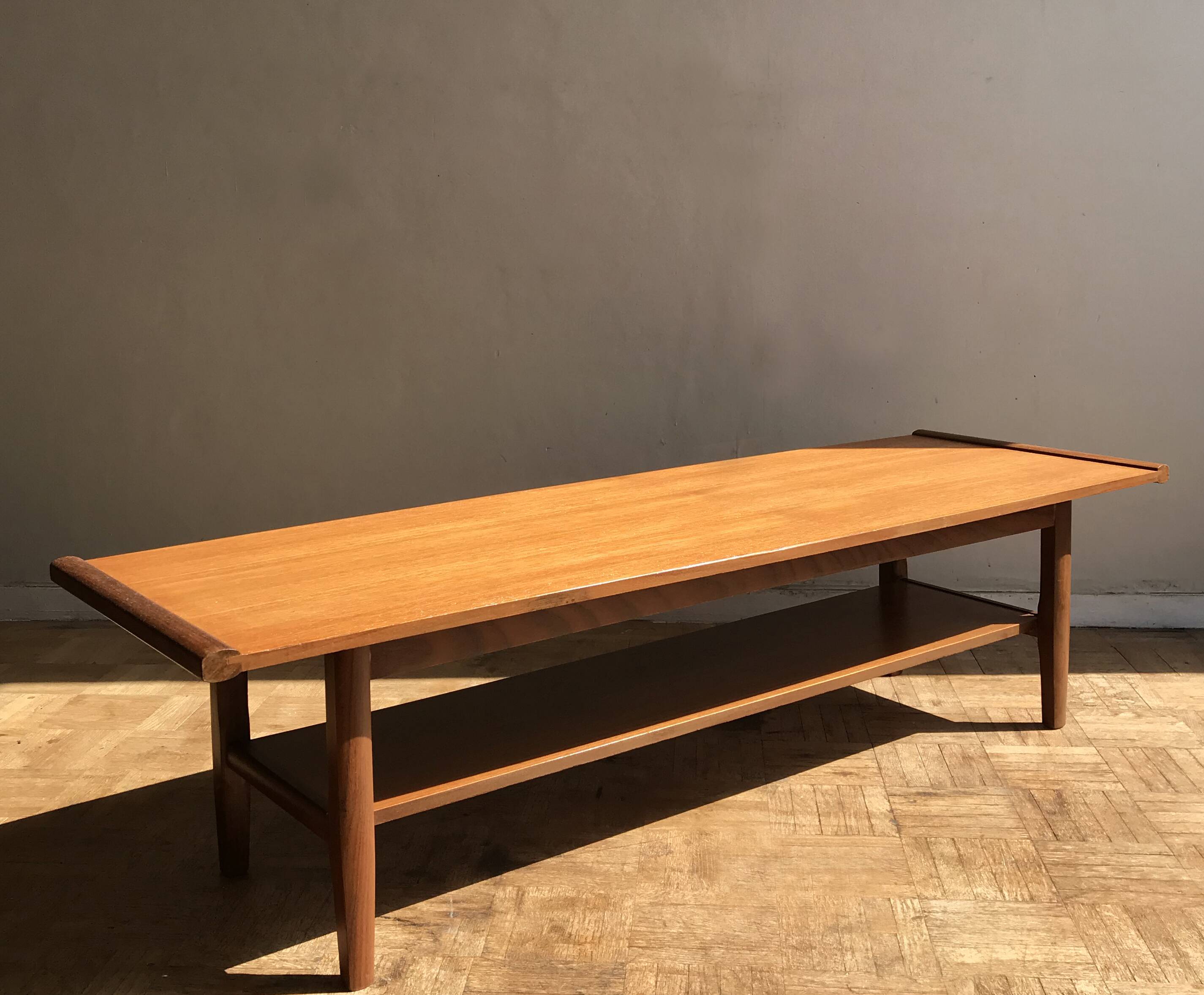 1960s teak coffee table