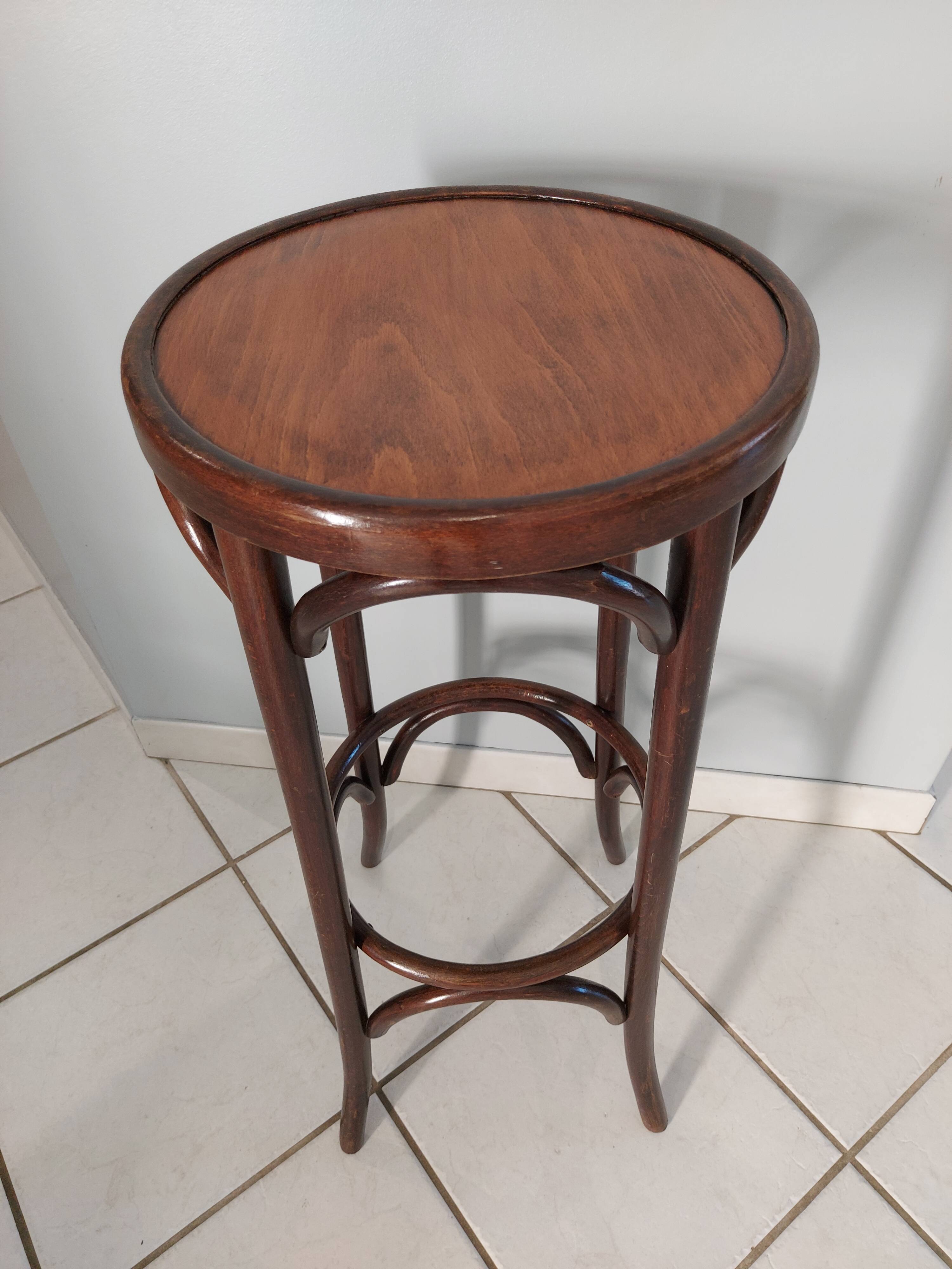 Lot 3 stools of bistrot bar vintage 1960s