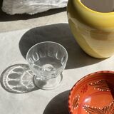 11 France Arcoroc footed bowls