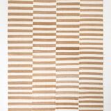 8x10 Beige & Bronze Contemporary Kilim Rug, 229x311Cm SK 35061