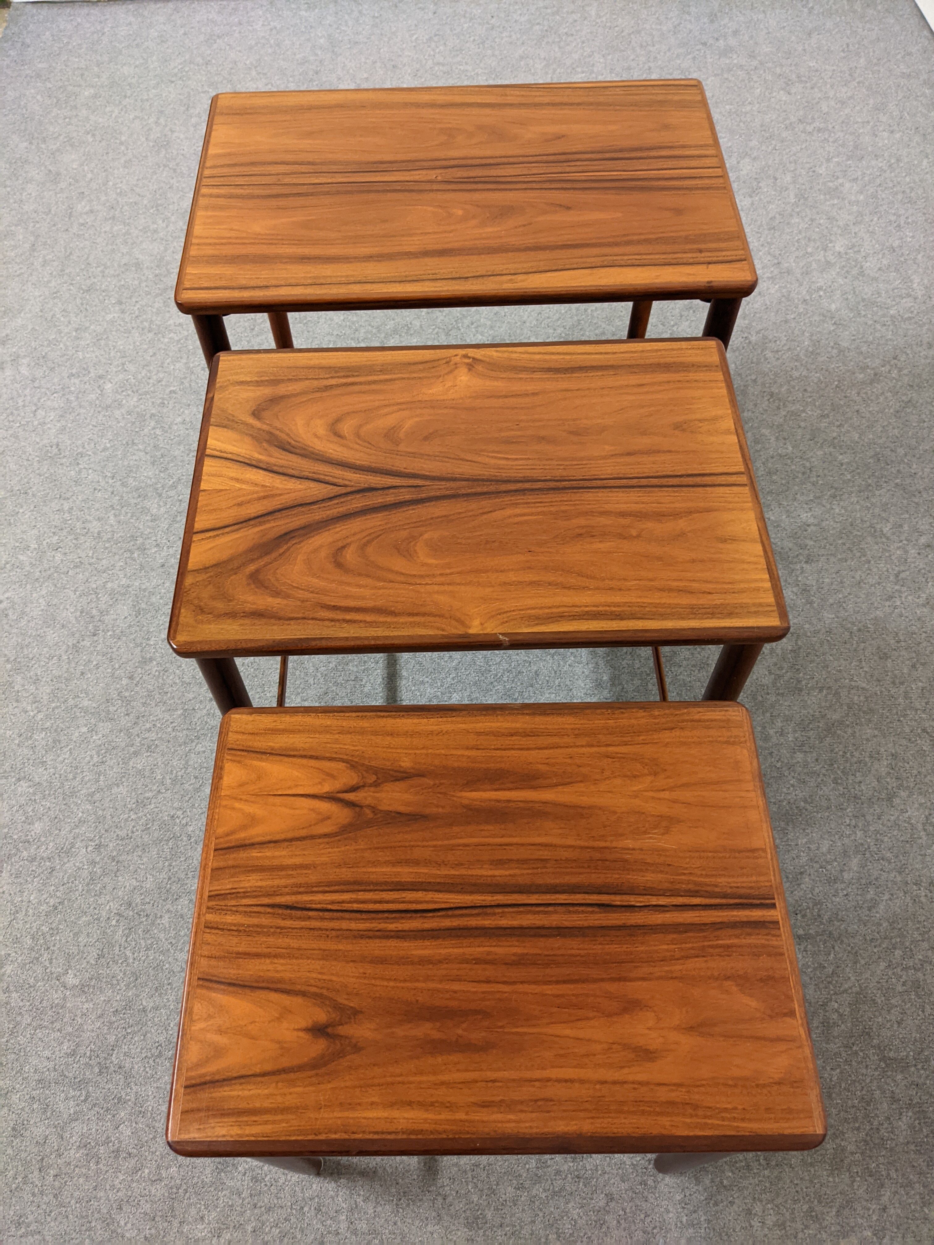 Danish trundle tables from the 50s/60s