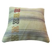 Vintage turkish kilim cushion cover , 40 x 40 cm