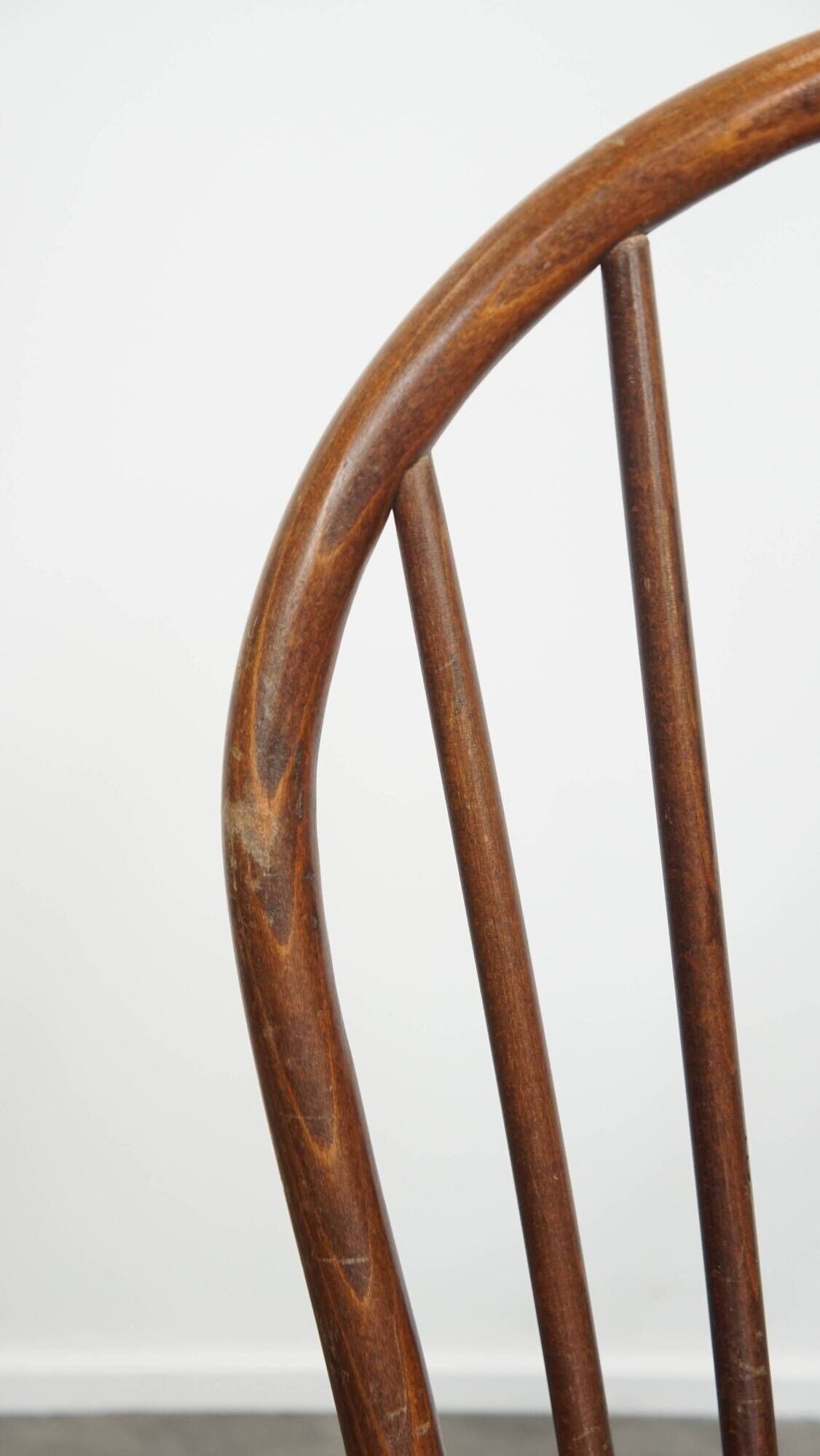 Set of 2 Vintage Wooden Spindle Windsor Chairs from the 1970s